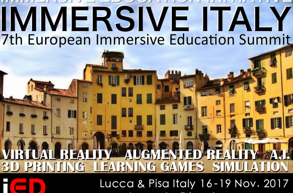 Med Store e Didattiva ad IMMERSIVE ITALY – LUCCA 16-19 Novembre 2017